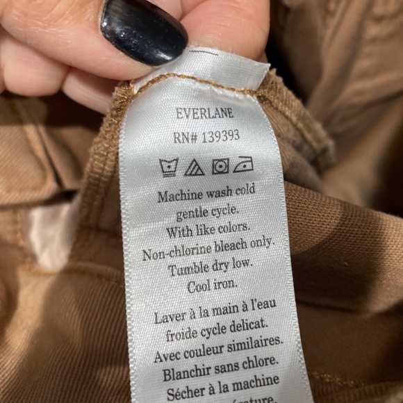 Everlane Women's Boyfriend Jeans in Tan - Picture 2 of 4